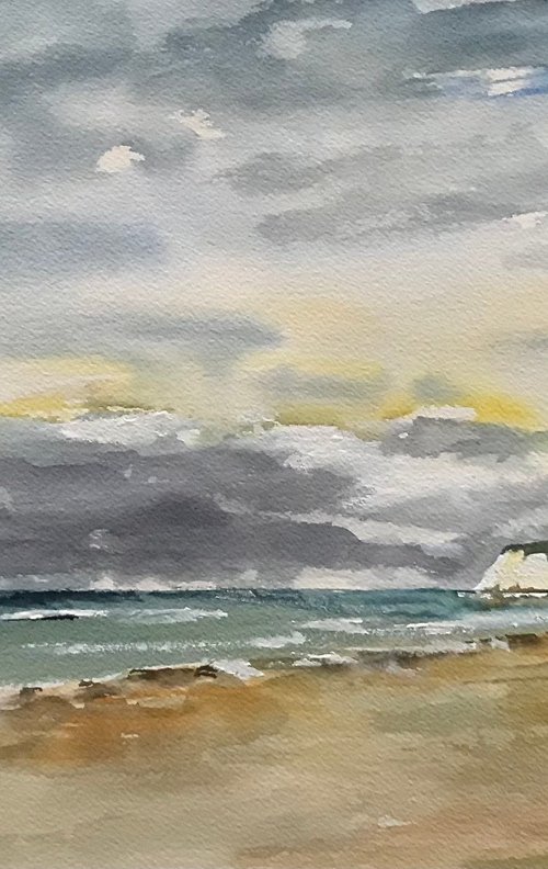 Across to Fairlight from Rye by Brian Tucker