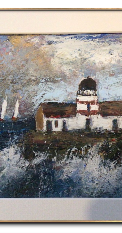 CRAGGY LIGHTHOUSE by Roma Mountjoy