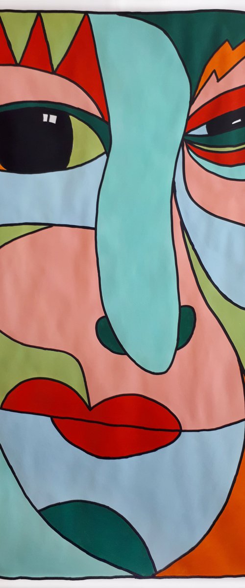 COLOR, SHAPE, EMOTION 02...   /  ORIGINAL ACRYLIC PAINTING by Salana Art Gallery