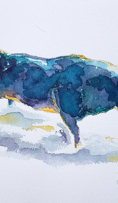 Blue Bull by Daria Startseva