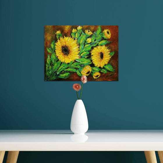 Still life with sunflowers 2