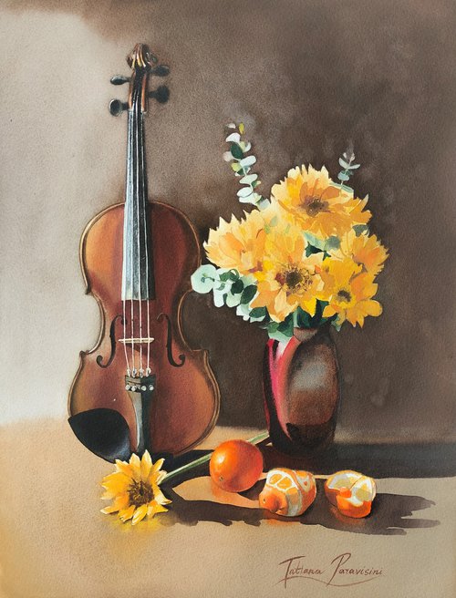 Music and flowers by Tatiana Paravisini