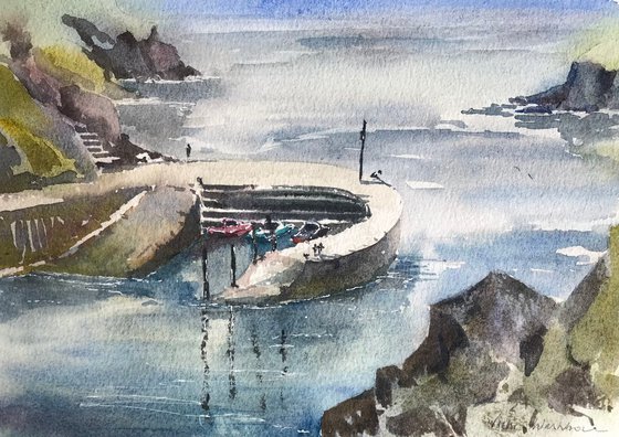 Porthclais Harbour from the cost path