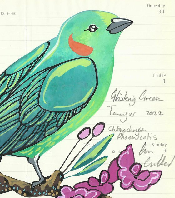 Birds of South America: Glistening Green Tanager