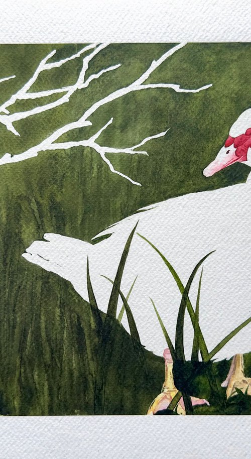 White duck by Lana Nuori