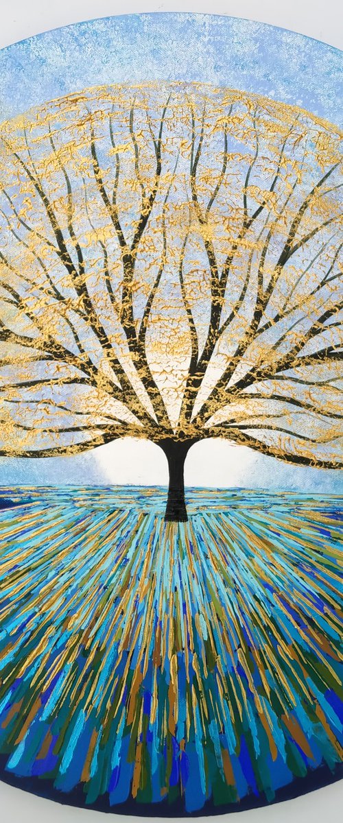 Tree of Golden Solace by Amanda Horvath