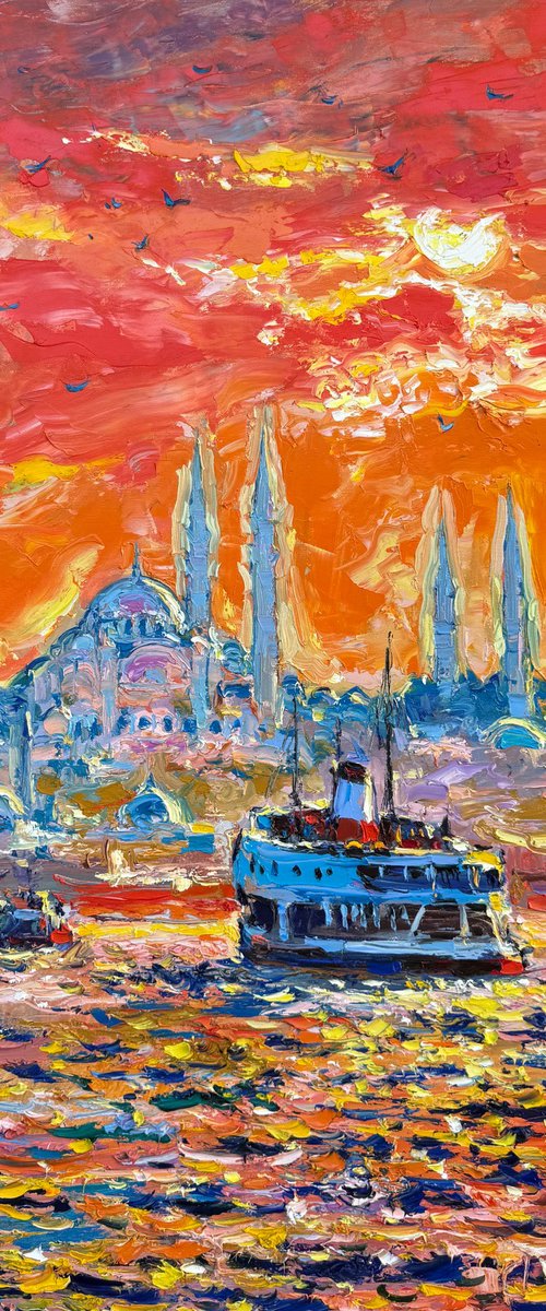 Evening Istanbul by Andrii Chebotaru