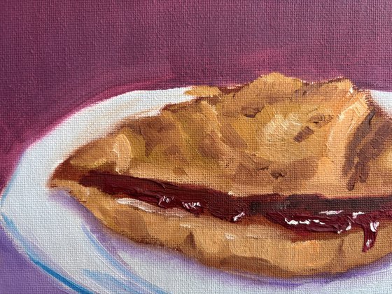 The croissant. still life