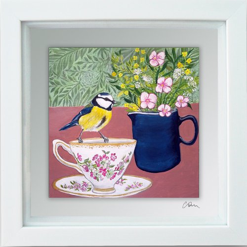 The blue tit who came to tea by Carolynne Coulson
