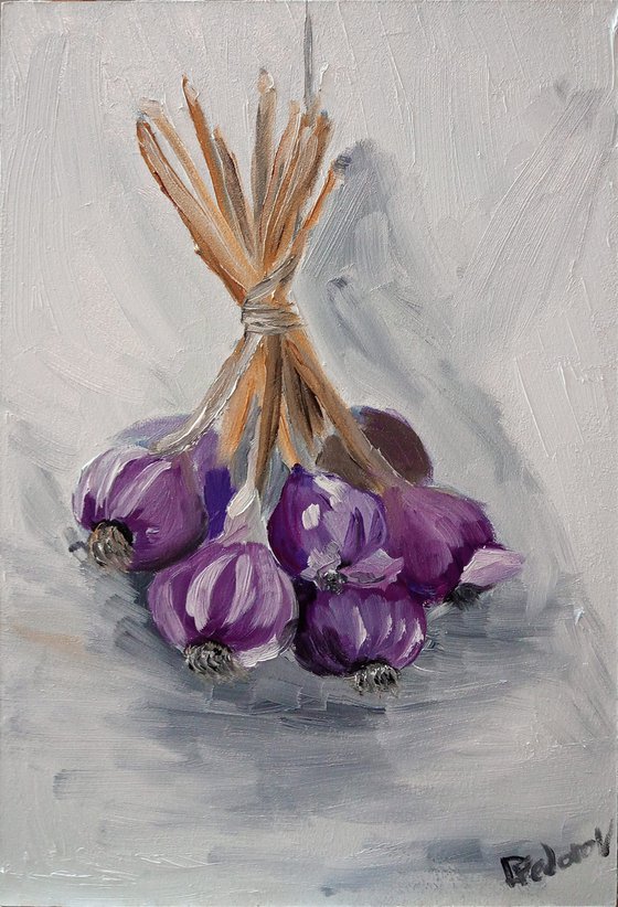 Garlic still life