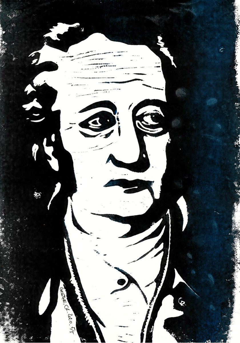 Dead And Known - Johann Wolfgang Goethe by Reimaennchen - Christian Reimann