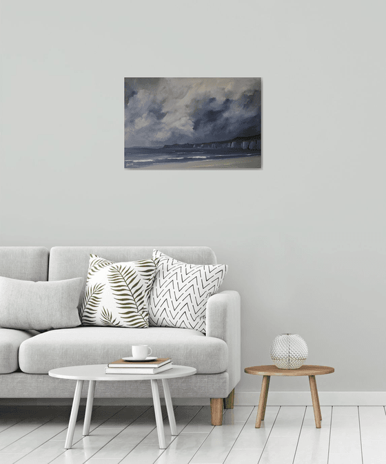 Storm over Dunluce, Ireland