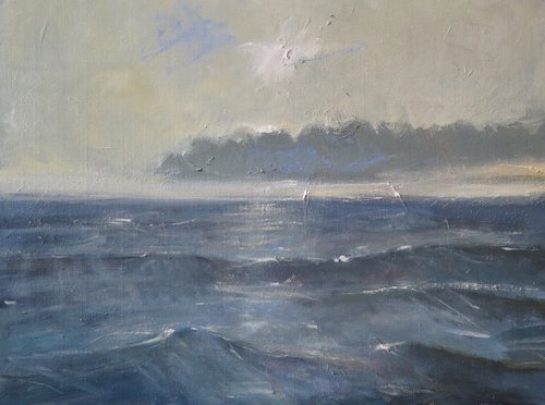 Scarborough Wave Study by Malcolm Ludvigsen