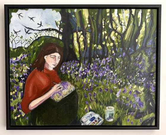 Painting Bluebell in the Woods