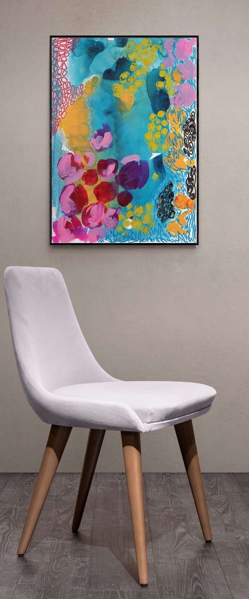 BLUE AND YELLOW by Sasha Robinson