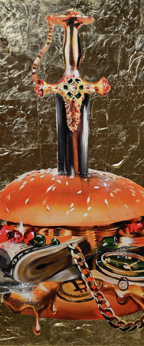 Giclee VIP Burger by Daria Kolosova