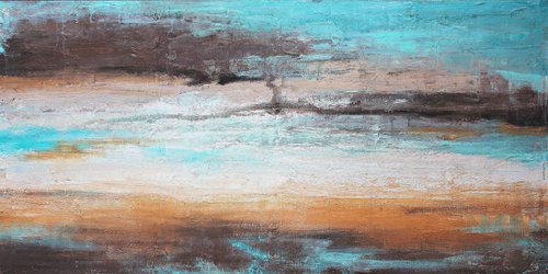 Sea Breeze - Landscape Painting by Elizabeth Moran