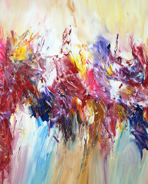 Red Abstraction L 2 by Peter Nottrott