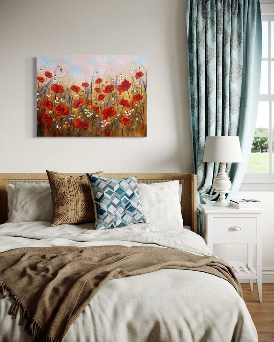 Romance and Red flowers