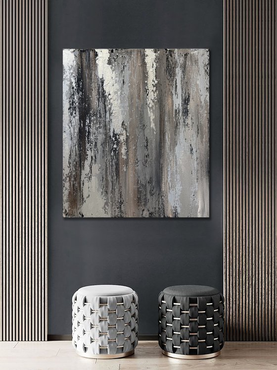 Gray texture on brown and cappuccino
