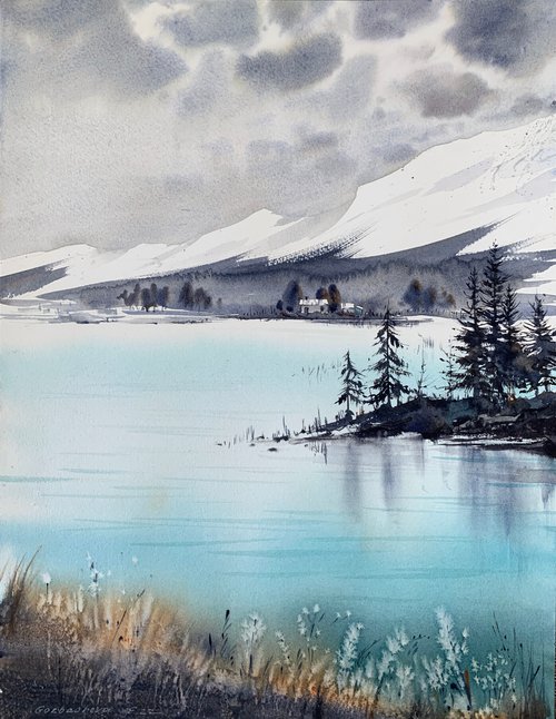 Mountain Lake #20 by Eugenia Gorbacheva