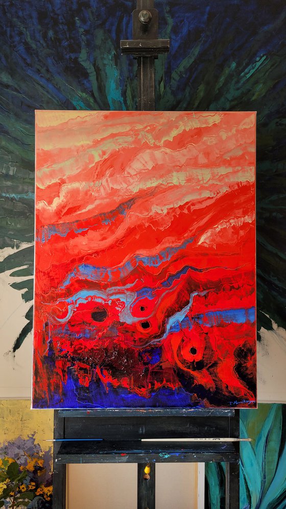 Red Sky II 60x80cm