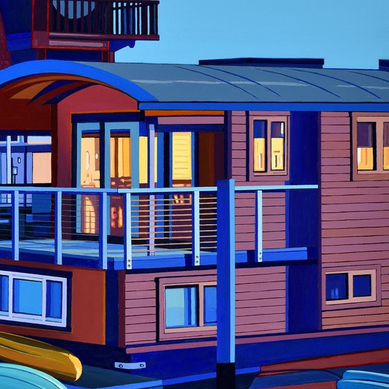 Sausalito Owl Houseboat