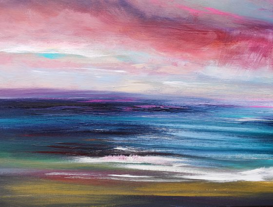 "Catharsis" - Cornish Seascape, Art, Skyscape