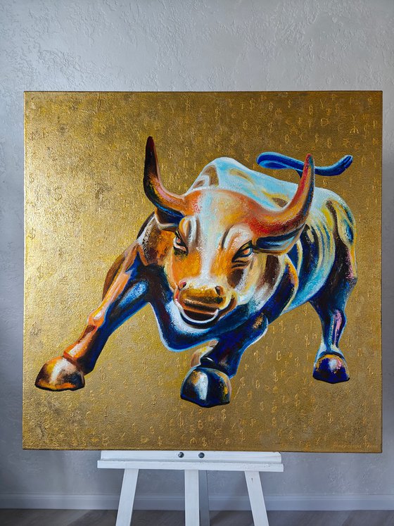 Charging Bull on Wall Street