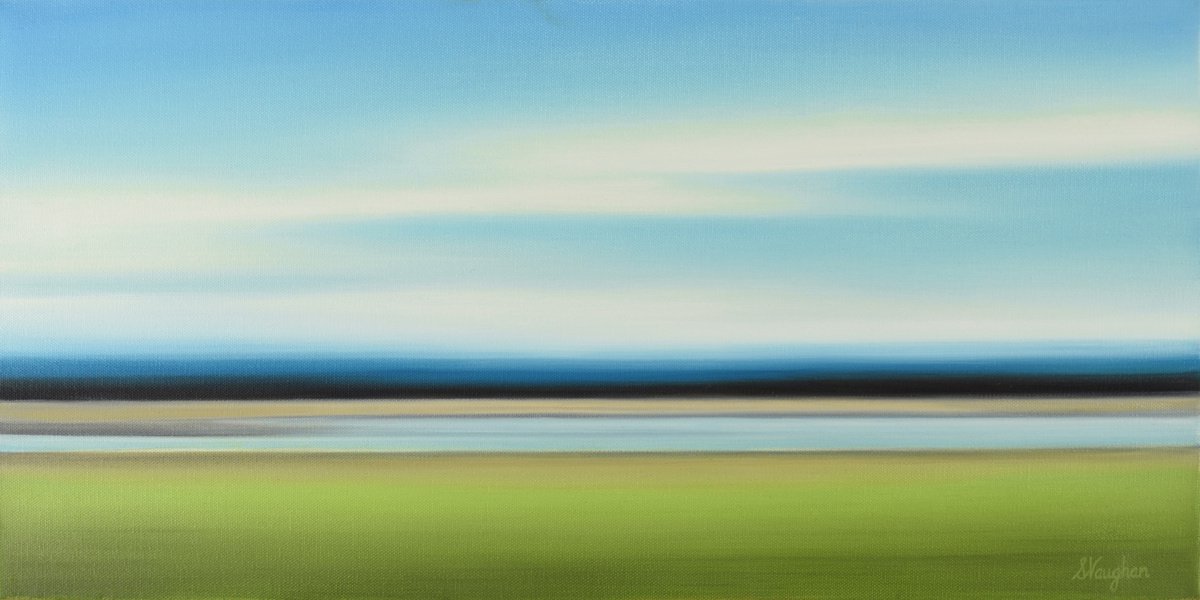 Fresh Spring - Abstract Landscape by Suzanne Vaughan