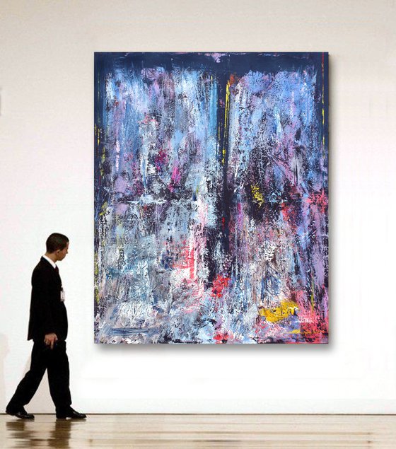 Extra large painting 235x190   - Erik Satie - Gnossiennen N0 1-
