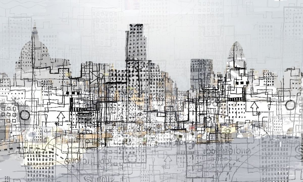 Andy Mercer | Original  Giclée Print | London Logistics | 85 X 55Cm | Artwork For Sale On Artfinder