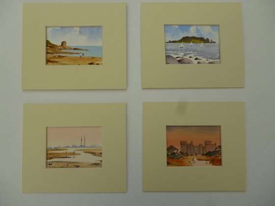 Set of 4 Dublin Miniatures