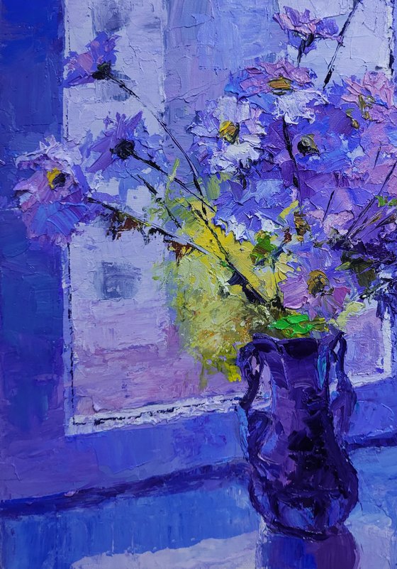 Daisies On The Windowsill