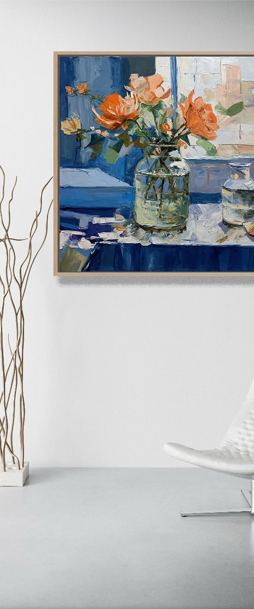 Morning Reflections. flowers by Vita Schagen