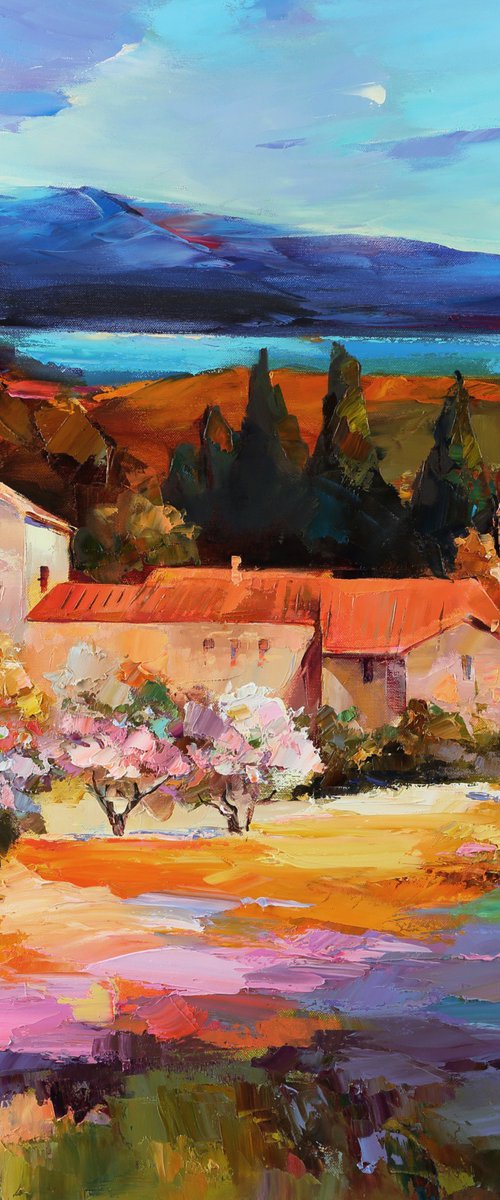 A garden on the lagoon by Tetiana Bond
