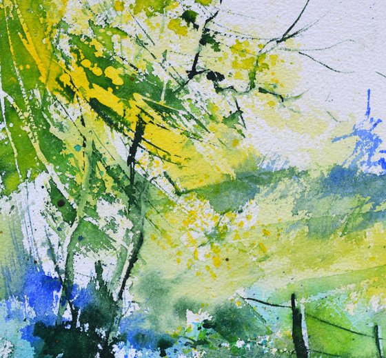 Light ina clearance-watercolor