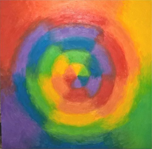 rainbow abstract VIII by Colin Ross Jack