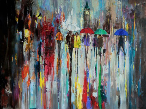 'London In Rain'