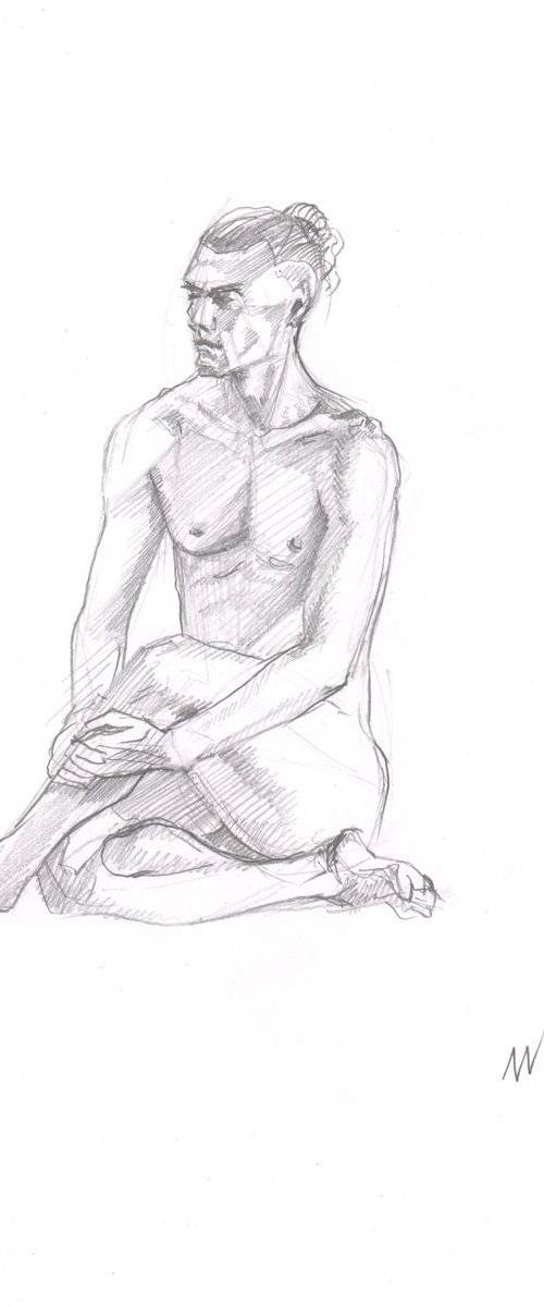 Sketch of Human body. Man.43 by Mag Verkhovets