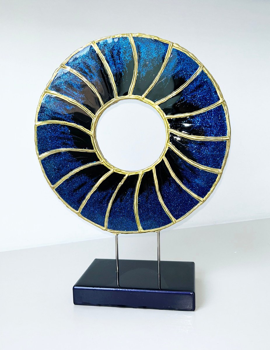 Blue Eye. Table Decoration Sculpture 3d. Art. Modern Art. Good Eye 