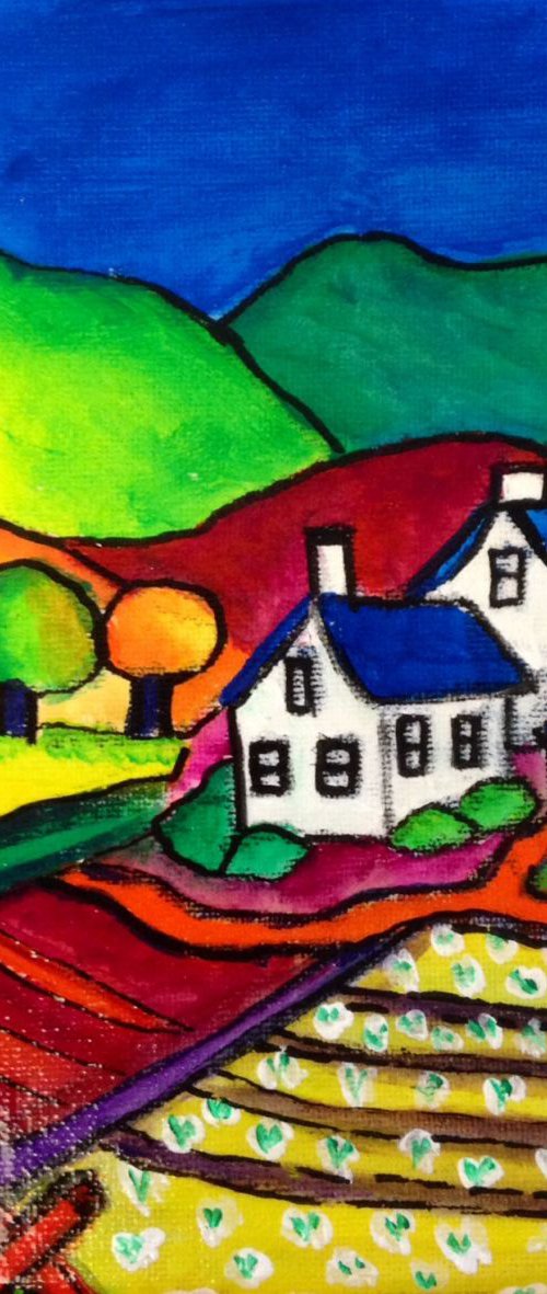 A Techni Colour Village by Suzette Datema