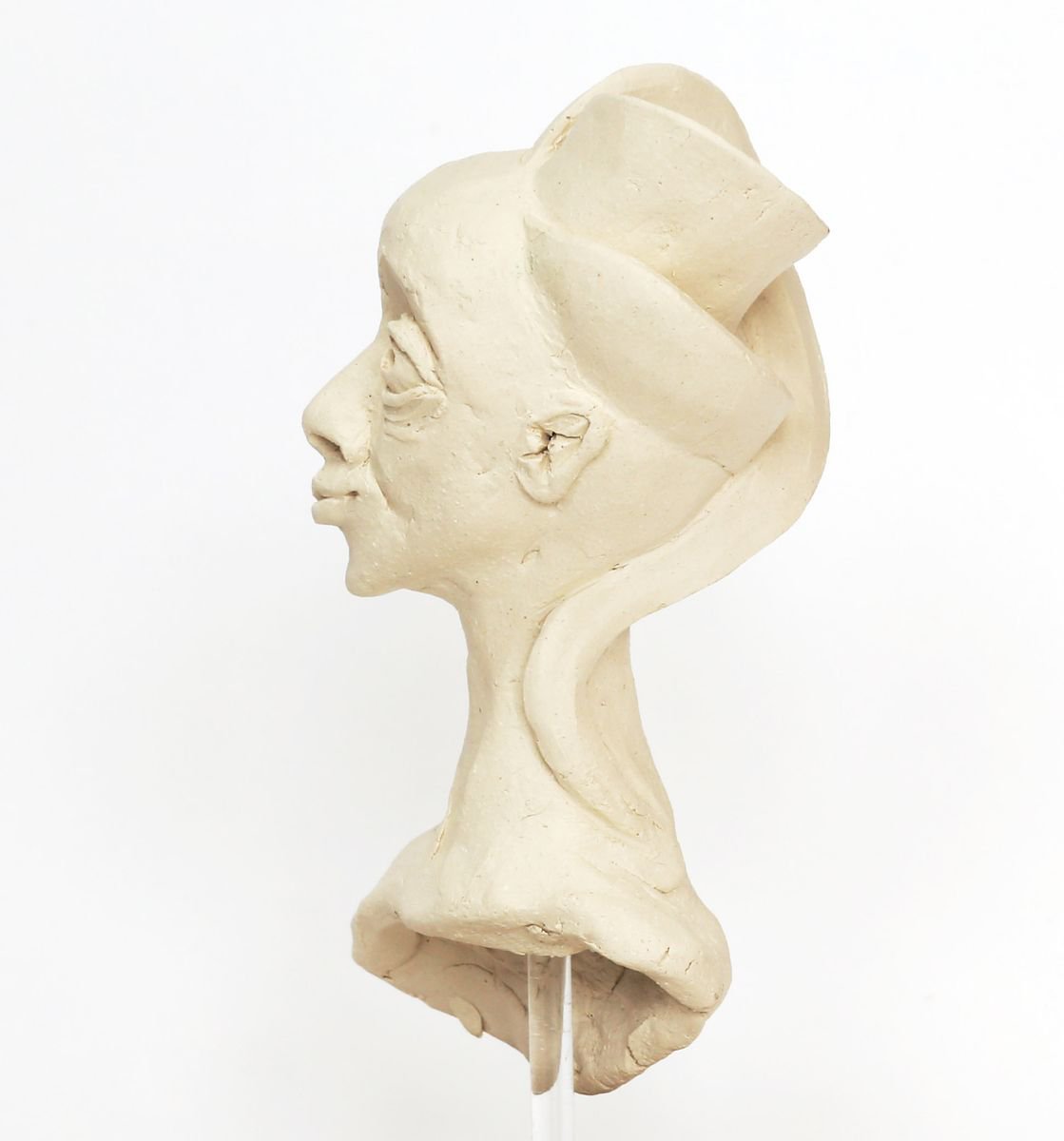 Chi: ceramic portrait sculpture by Gabrielle Turner