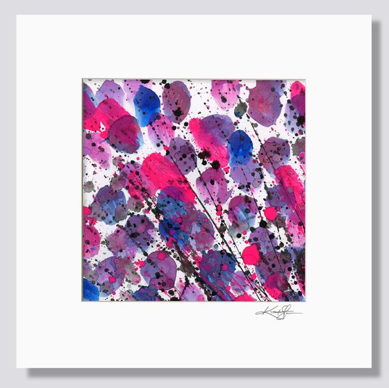 Pink Pop 2 - Abstract Painting by Kathy Morton Stanion