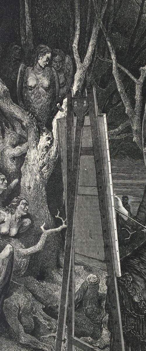 Painting In the Wood by Tudor Evans
