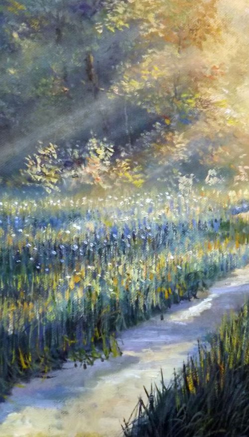 Forest Morning Path by Dalia Barke