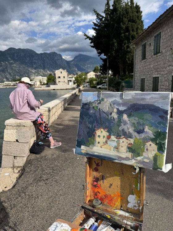 Houses by the Mountains