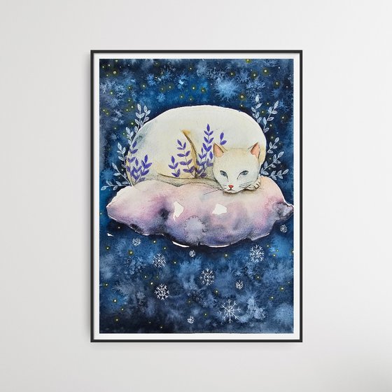 Cat On The Cloud (small)