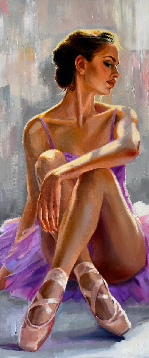 Ballerina in pink by Serghei Ghetiu