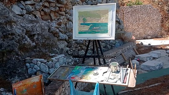 Midday at the port of Turunc